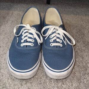 Vans Blue and White Men's Shoes